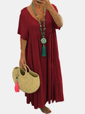 Fongt Spring Summer WISH New V-Neck Irregular Multi-Color Multi-Code Long