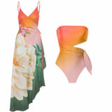Fongt One-Piece Bikini Suit Women's Bikini Three-Piece