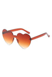 Heart Frame Sunglasses-Outfit