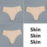 Seamless Panties Ladies Thong Plus Size Women Sexy G String Low Waist Panty Solid Ice Silk Intimates Underwear M-XL