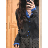 Fongt Gray Wave Point High-Waisted Hip Half-Dress Woman 2025 Autumn New Niche Temperament Thin A Word Short Skirt