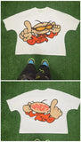 Printing Of Men's T-Shirt Blutosatire Billdog Cotton Oversized Picture-Outfit