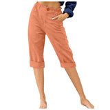 And Linen Fashion Loose High Waist