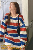 Oversized Hoodies Women Y2K T Shirt Tees Harajuku Korean Fashion Pullovers Long Sleeve Tops Streetwear Loose