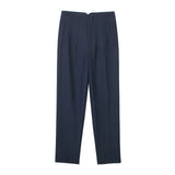 Fashionable Multi-Color Pendant High-Waisted Straight Harlan Casual Suit Trousers In Spring And Summer 2024-Outfit