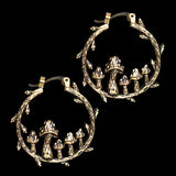 Boho Mushroom Earring-Outfit