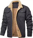 Fongt And Winter Men's Jacket With Velvet Cotton Work Clothes Casual Jacket Jacket
