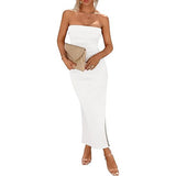Fongt Women's Decoration Body Explosion With A Breast-Tight Waist Dress A Step Dress Woman