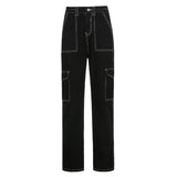 Black Straight High-rise Jeans-Outfit