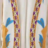 Fongt Women's Clothing 2025 Summer New External Fashion Retro Embroidery Vest