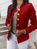 Fongt Burst Long Sleeve Rebuttoned Small Suit Short