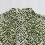 New Printed Lapel Loose Casual Shirt 3564058-Outfit