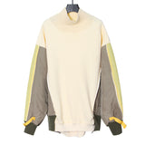 Fongt Autumn New Fashion Loose Long-Sleeved Coloring Clothes With Velvet Thick Casual Dress Women's Tide