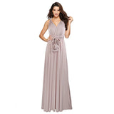 Style Multi-Wear Multi-Rope Cross-Back Sexy Bandage Dress Long Dress-Outfit