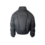Fongt Design Black Armor Warm Winter Coat Deconstructed Oversize Neutral Style Men And Women's Same Cotton Suit