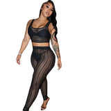 New Summer Women's Fashion Vest, Jacket, Trousers, Tight Trousers-Outfit