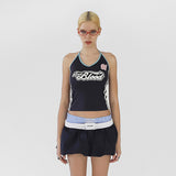 2024 Summer New Women's Wear Ballet Dress Short Skirt Match-Colored Splicing Half-Dress