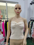 Fongt Base Base Kink Knit Sling Short Tight Back Sexy Play-Outfit