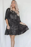 Fashion Ball Collar Short Sleeves Cute Dress Women's