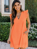 Sleeve Lace Hollow Casual
