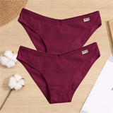 Cotton Women's Panties Sexy Underwear Female Underpants Solid Color Comfortable Woman Cotton Briefs Intimates