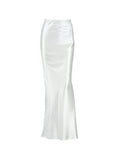 color satin mermaid maxi