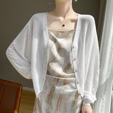 High-End Lazy Sleeves Twist Sweater Female V-Collar Autumn New Bat Sleeve Sweater Jacket-Outfit