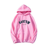 Letter Oversized Hoodies Women Men Spring Autumn Long Sleeve Loose Pullover Tops Hooded Casual Warm Pocket