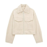 Fongt Women's Women's 2024 New Bead Short Jacket-Outfit