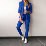 Fongt New Fashion Casual Suit Suit Women's Two-Piece Set