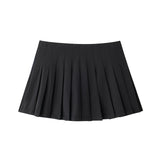 Fongt Multi-Colored Leisure Short-Scarry High-Waist Wide-Folded Skirt 2025 Winter New A67785