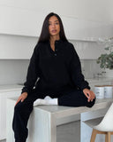 Fongt New Casual Jacket Suit Women's Solid-Colored Velvet Trousers Two-Set