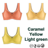 Latex Bra Women Brassiere Underwear Push Up Bras Seamless Bralette for Female Plus Size Bra Tank Crop Tops Gathers
