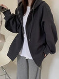 Color Hip Hop Oversized Zipper