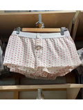 Women Soft Cotton Front Buttons Shorts 2023 Summer Vintage Low Waist Female Chic Bottoms-Outfit