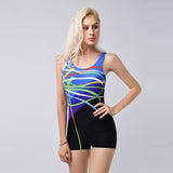 Fongt New Professional Quick-Drying One-Piece Swimsuit Women's Sense Surf Suit Conservative