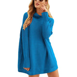 Fongt Only For Fashion Women's Top Jumper Turtleneck Loose Knit Sweater