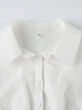 Vintage Slim Waist V Neck Short Sleeve