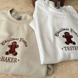 Christmas Cookie Embroidered Sweatshirt-Outfit