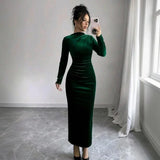 Fongt 2025 New Women's Fashion Dress High Waist Thin Sexy Dress Dress Women