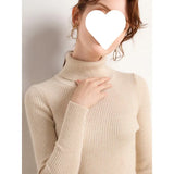 Fongt Temperament High-Neck Basic Sweater Women's Autumn And Winter Repair Jacket Inside The Bottom Of The Long-Sleeved Knitting