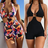 Fongt Single Swit 2023 Sexy Big Steel Ms Ms One One Piece Swimsuit Wear B252W-Outfit