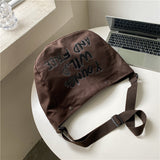 Young Wild and Free Canvas Crossbody Bag-Outfit