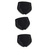 Hot Sale Cotton Panties Comfot Seamless High Waist Women's Panties Solid Lace Briefs Underwear Sexy Plus Size