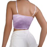 Sexy Pure Desire Wind Small Vest Hot Girl Outside Wear A Chest Slim Front Buckle Type-Outfit