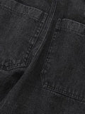 hip hop jeans with cargo pockets and straight
