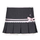Fongt New Spring / Summer 2023 New Y2K Vintage Spice Girl A-Line Short Skirt Fashion-Outfit