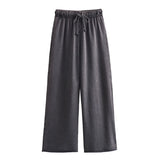 New Flannelette Sweater 8417801 Elastic Waist Trousers 8417802-Outfit