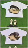Printing Of Men's T-Shirt Blutosatire Billdog Cotton Oversized Picture-Outfit