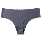Fongt Lady One-Thick Thread Wave Side Cotton Crotch Low-Waist Bikini Trousers